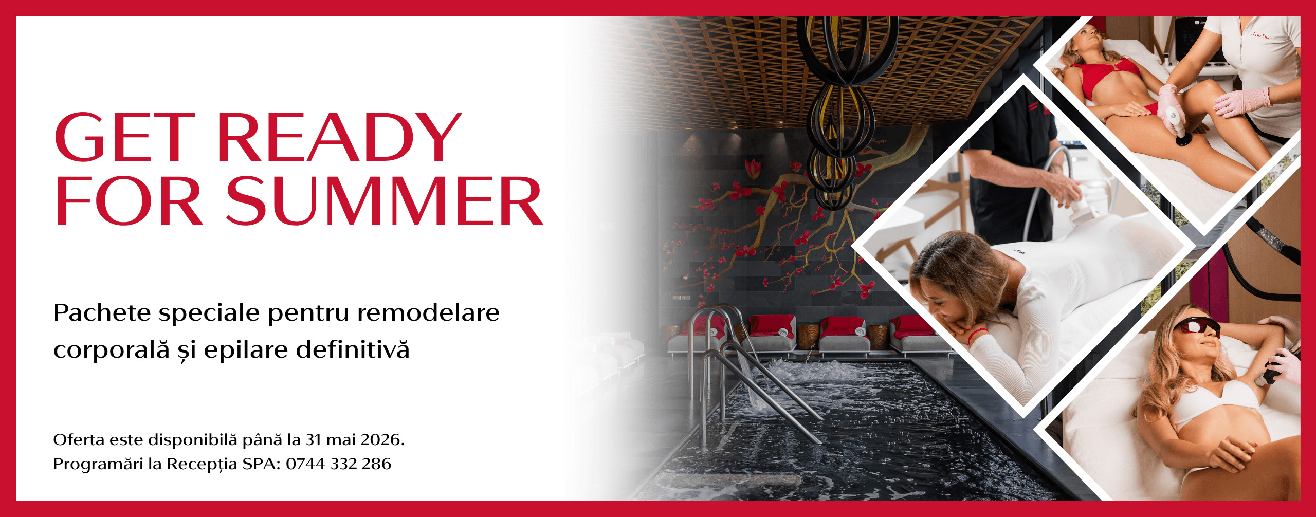 Ready for Summer by Shiseido Spa – Pachete premium remodelare corporala